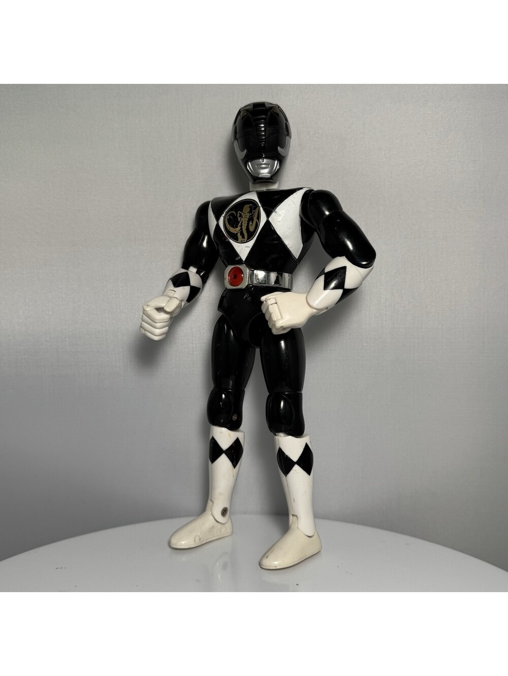 Vintage 1993 Bandai Mighty Morphin Power Rangers, Black Ranger, 8"